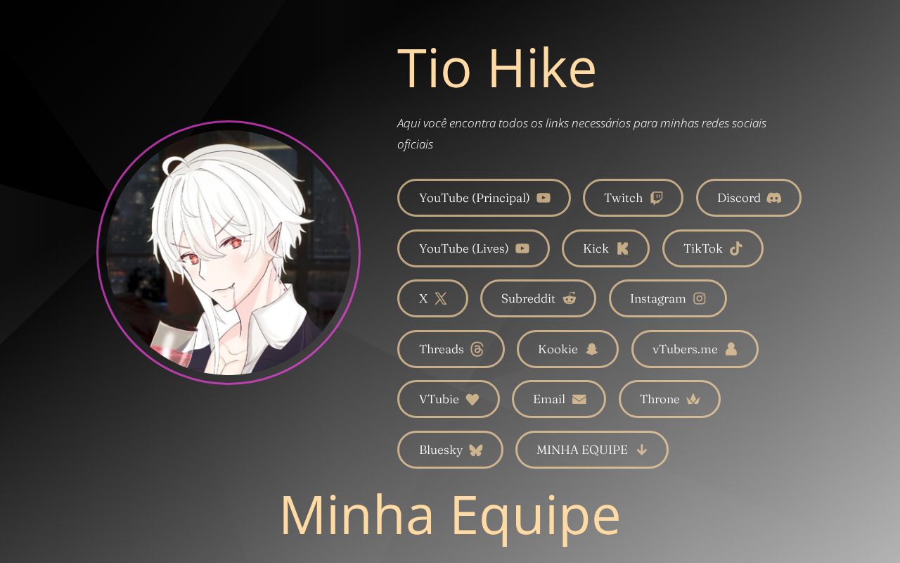 Carrd profile picture for @hike